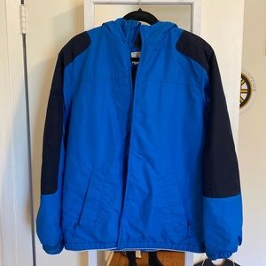 Lands End Child/Boys X-Large (size 18-20) Blue WINTER Jacket